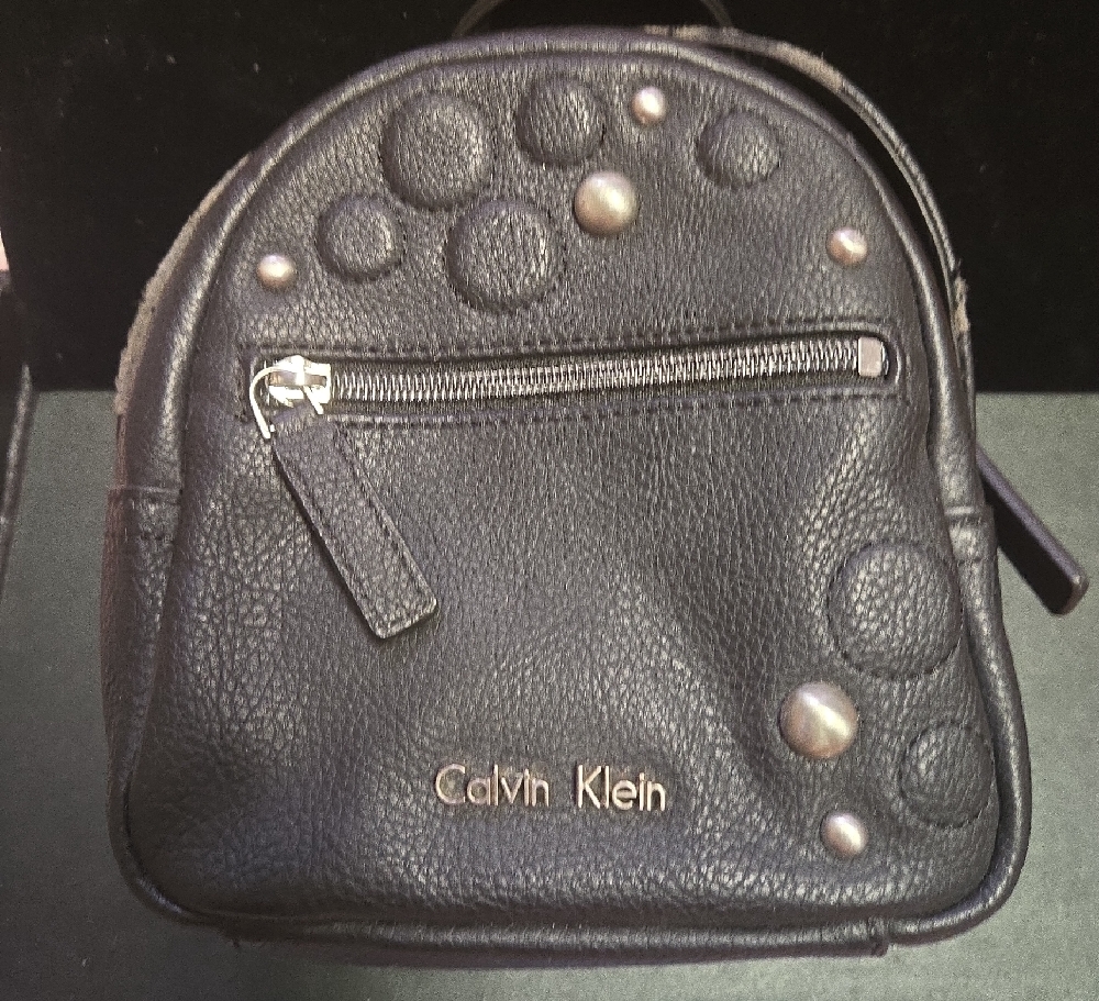 Calvin Klein Black Mini Backpack